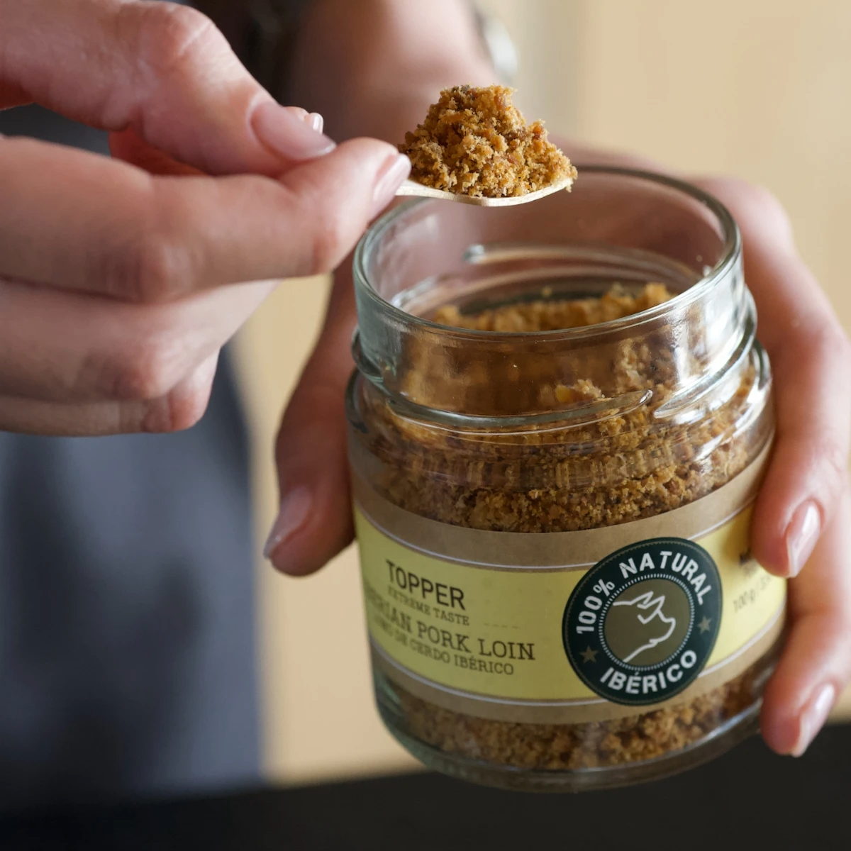 Topping Iberico pork