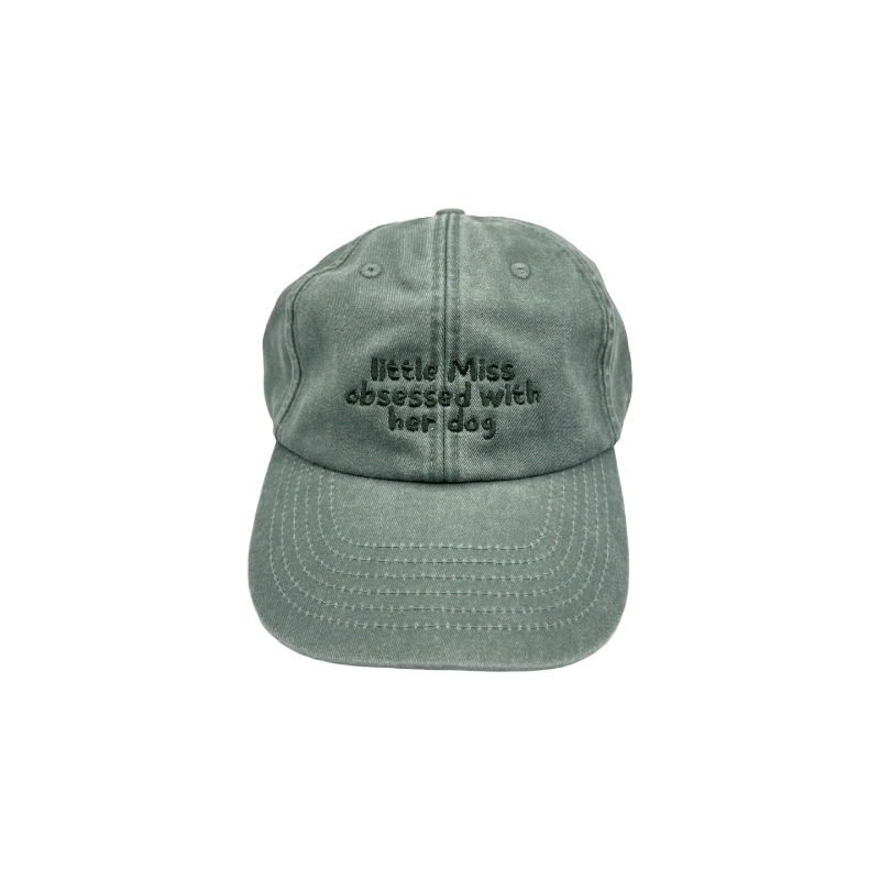 Kappe "little Miss..." vintage sage